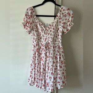Hollister floral mini romper size medium